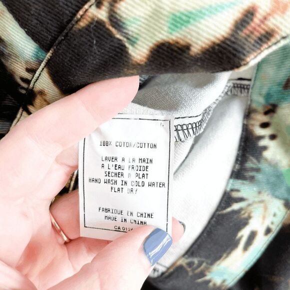 Jaded London Mens Denim Jacket Button Front Long Sleeve Colourblock Small - Picture 3 of 8